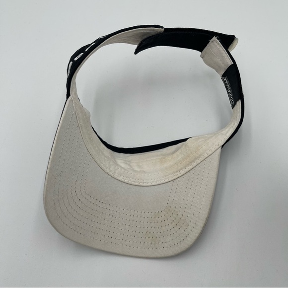 Titleist Pro V1 Footjoy Sun Visor Hat Cap Black & White One Size Adjustable - Picture 8 of 12